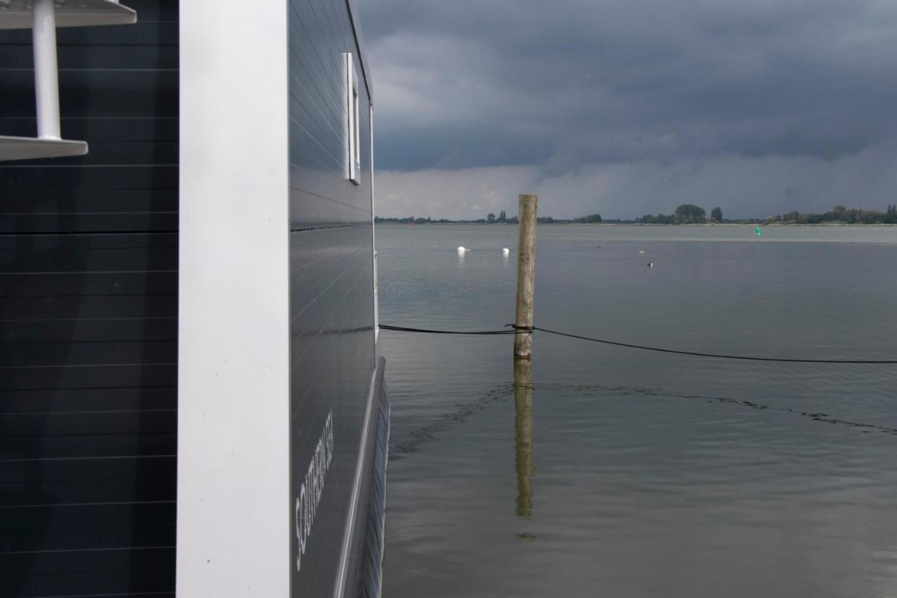 Houseboat Uitzicht Over Veluwemeer, Natuurlokatie, Prachtige Vergezichten Biddinghuizen Zewnętrze zdjęcie